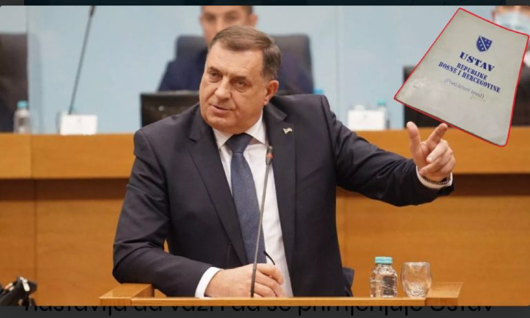 Milorad Dodik i NSRs na snagu vraćaju Ustav RBiH