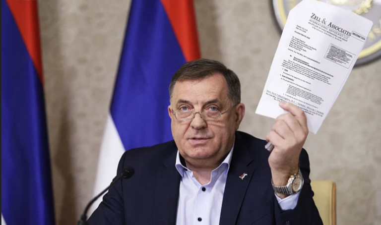 Objavljujemo ugovor prema kojem Dodik angažuje advokate iz Izraela da vrše lobiranje kod Trumpa