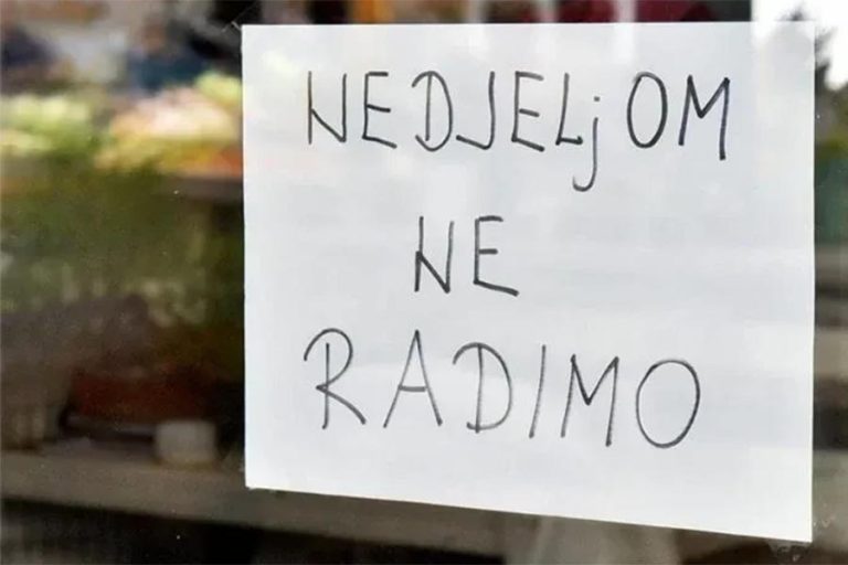 BAGO ODBIJA DA ŠUTI: zbog slobodne nedjelje mnogi ostali bez posla