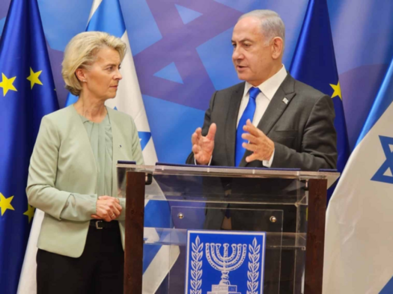 VON DER LEYEN RAZGOVARALA S NETANYAHUOM
