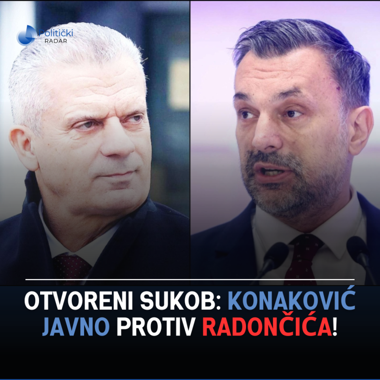 Otvoreni sukob: Konaković javno protiv Radončića!