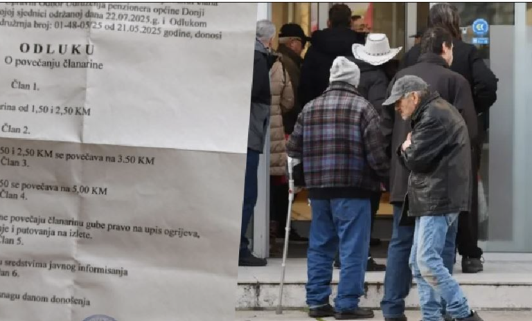 Povećanje članarine za penzionere: Gubitak prava za one koji ne plate