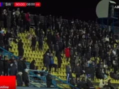 Užasne scene u finišu utakmice Posušja i Širokog Brijega: Publika šokirano gledala, prekid je trajao osam minuta Užasne scene u finišu utakmice Posušja i Širokog Brijega: Publika šokirano gledala, prekid je trajao osam minuta