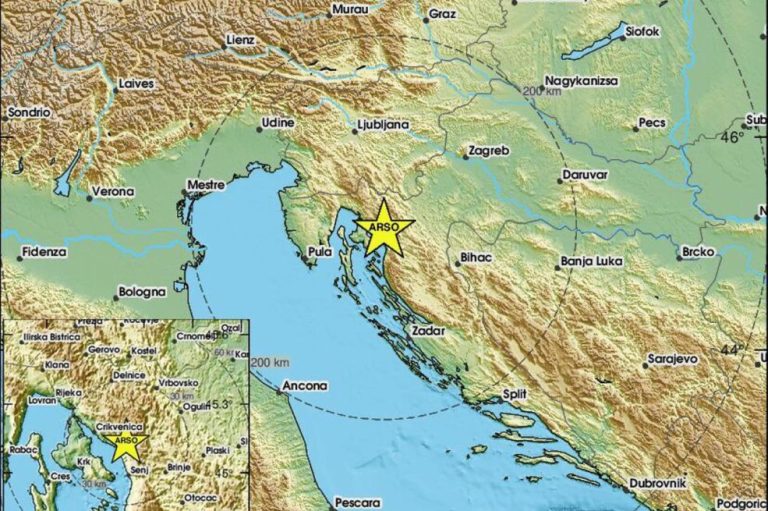 NOVI POTRES: Balkan pogodilo novo podrhtavanje tla